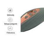 Wand Vibrátor TWIRLO (Sárga) 