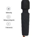 Perfect Wand Vibrátor (fekete) 