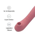léghullámos/g-pont vibrátor PLEASURE AIR (pink) 