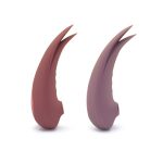 Dupla Léghullámos Csiklóizgató Vibrátor (bordó) 