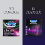 Durex Intense bordázott Óvszer 