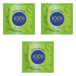Világító Óvszer EXS Glow (3db)