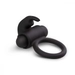 Vibrációs Péniszgyűrű  - EasyToys Bunny (fekete)
