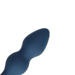 Anal dildó fogógyűrűvel - LOVELINE- közepes (kék)