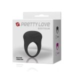 Vibrációs Péniszgyűrű  - Pretty Love (fekete)