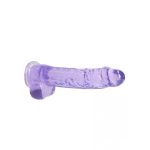 Élethű Dildó - REALROCK -lila (22cm) 