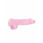 Élethű Dildó - REALROCK -Pink  (15cm) 