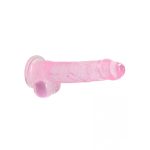 Élethű Dildó - REALROCK -pink (19cm) 