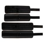 Keresztpántos Csukló- és Bokabilincs szett - fekete 